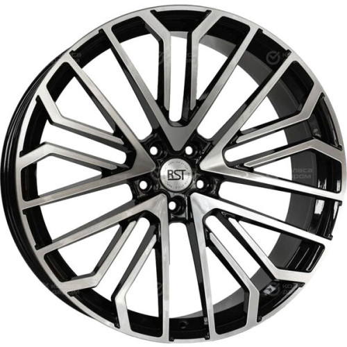 Колесный диск RST R2206FF 10xR22 5x112 ET20 DIA66.6 глянцевый черный с полированной лицевой частью