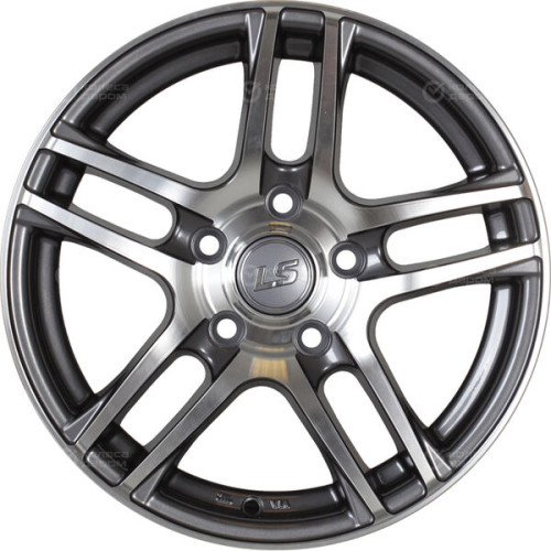 Колесный диск LS LS 285 7xR16 4x108 ET27 DIA65.1 насыщенный темно-серый полностью полированный