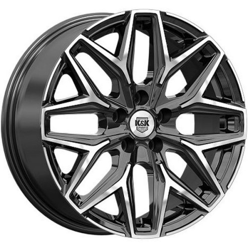 Легковой диск КиК Ариус 7x17 4x108 ET36 63,35 Алмаз черный