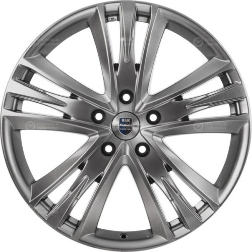 Колесный диск КиК Атлас 8.5xR20 5x114.3 ET35 DIA67.1 темно-серебристый
