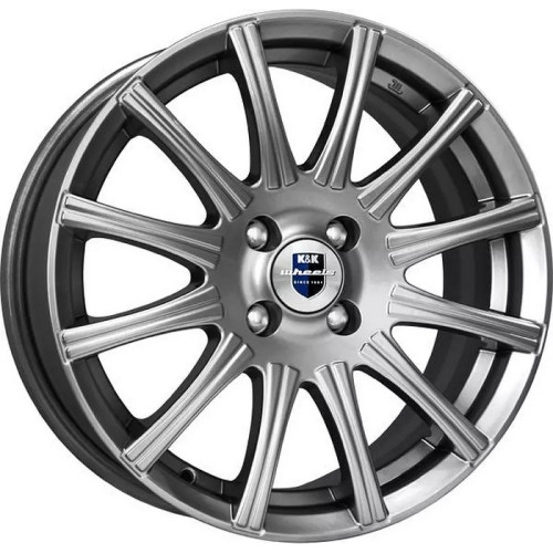 Легковой диск КиК Сиеста 5x13 4x98 ET38 58,5 Дарк платинум