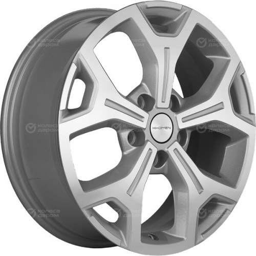 Колесный диск KHOMEN KHW1710 (ZV 17_Chery tigo 7pro) 6.5xR17 5x108 ET33 DIA60.1 серебристый полностью полированный