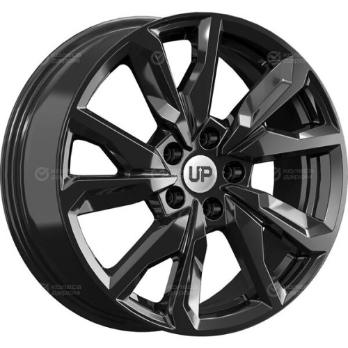 Колесный диск WUP Up114 7xR17 5x114.3 ET40 DIA66.1 черный глянцевый