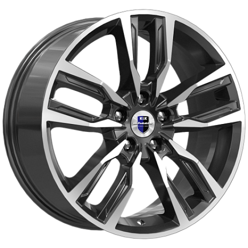 Легковой диск КиК Борэй 8x18 5x110 ET35 65,1 Алмаз черный