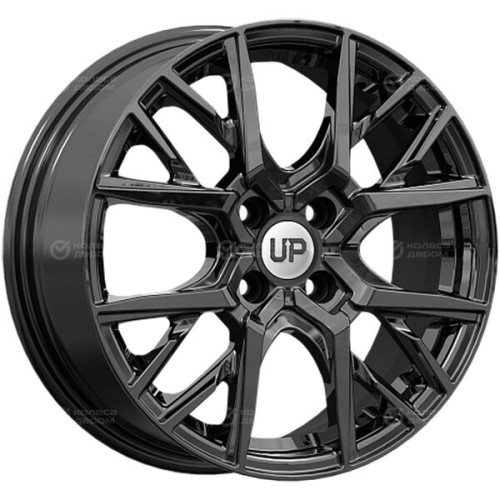 Колесный диск WUP Up124 6.5xR16 4x114.3 ET43 DIA67.1 черный глянцевый
