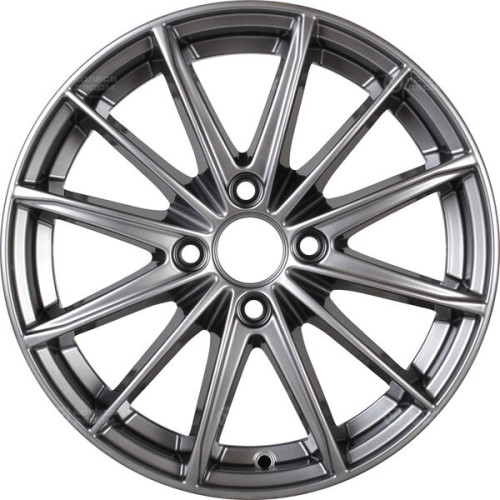 Колесный диск КиК Пойнт Бланк 6xR15 4x100 ET35 DIA67.1 темно-серебристый