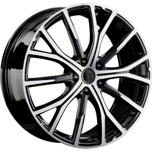 Колесный диск LS Forged LS FG21 8xR19 5x120 ET41 DIA72.6 черный полностью полированный