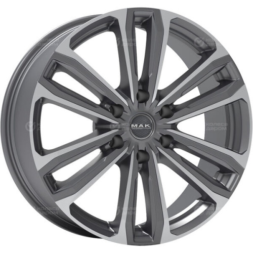 Колесный диск MAK Safari 6 7.5xR17 6x139.7 ET30 DIA112 серый с полированной лицевой частью