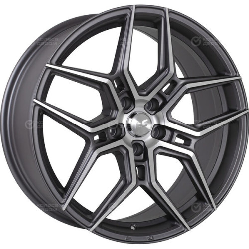 Колесный диск LS LS 1266 8.5xR19 5x112 ET35 DIA66.6 темно-серый матовый ,частично полированный