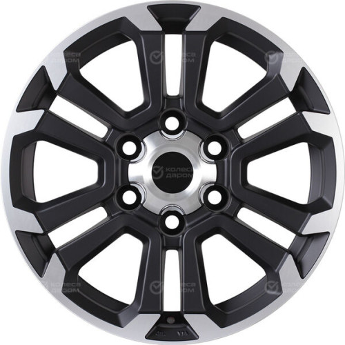 Колесный диск Replay TA3 7.5xR17 6x139.7 ET36 DIA100.1 черный матовый полностью полированный