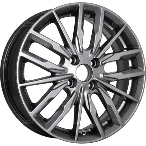 Колесный диск iFree Миконос 6xR16 5x100 ET38 DIA57.1 насыщенный тёмно-серебристый