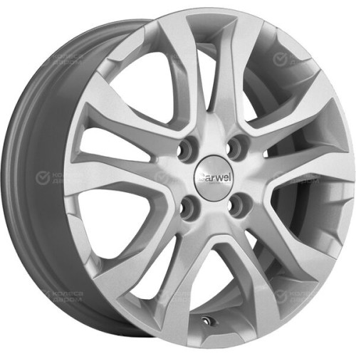 Колесный диск Carwel Тобол 1503 6xR15 4x98 ET36 DIA58.5 серебристый