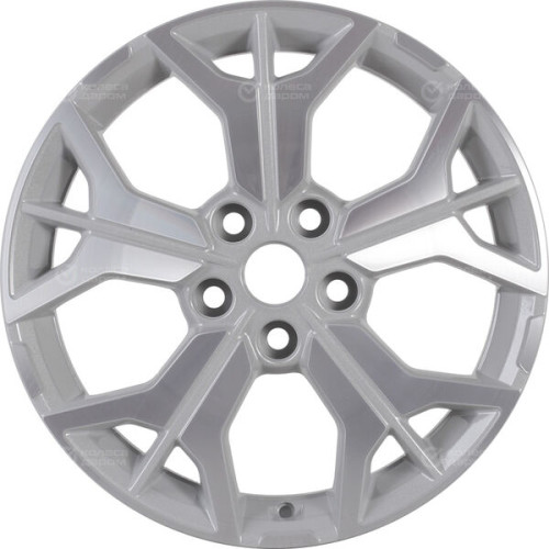 Колесный диск KHOMEN KHW1715 (17_Seltos) 7xR17 5x114.3 ET50 DIA67.1 серебристый полностью полированный