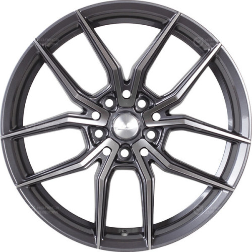 Колесный диск LS LS 1242 7.5xR17 5x112 ET40 DIA66.6 насыщенный темно-серый полностью полированный