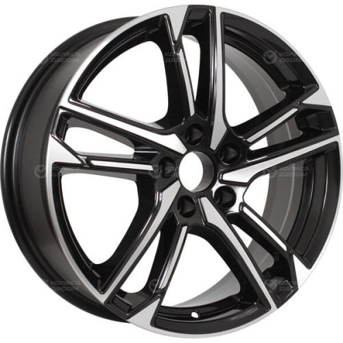 Колесный диск RST R197 6.5xR17 5x114.3 ET37 DIA66.5 глянцевый черный с полированной лицевой частью