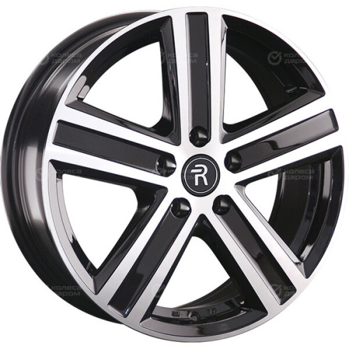 Колесный диск Replay MR273 7xR17 5x112 ET51 DIA66.6 черный глянцевый с полированной лицевой частью