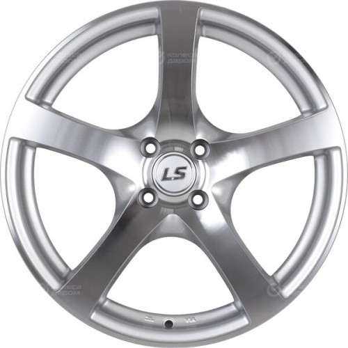 Колесный диск LS LS 357 7xR17 4x98 ET28 DIA58.6 серебристый полированный