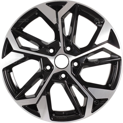 Колесный диск iFree Original КС1062 (17_Jolion) 6.5xR17 5x114.3 ET37 DIA66.6 черный глянцевый с полированными элементами лицевой поверхности