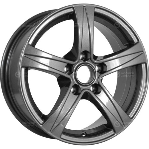 Колесный диск СКАД Sakura 6.5xR15 5x112 ET35 DIA66.6 темно-серый цвет с перламутровыми оттенками