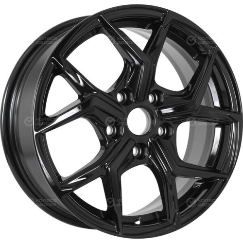 Колесный диск WUP Up120 6.5xR16 5x114.3 ET45 DIA60.1 черный глянцевый