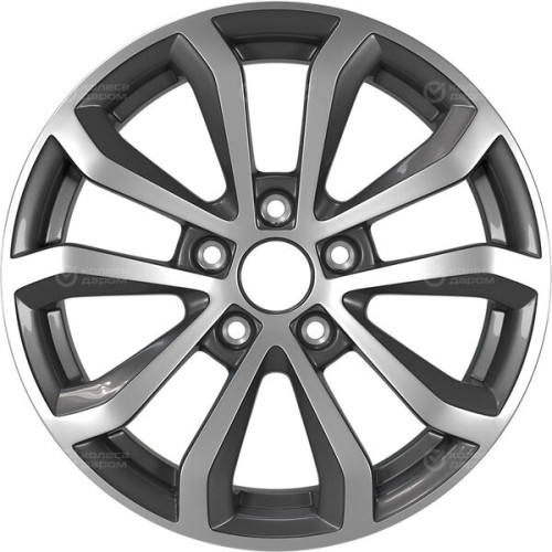 Колесный диск Replay SB65 7xR17 5x114.3 ET48 DIA56.1 насыщенный темно-серый полностью полированный