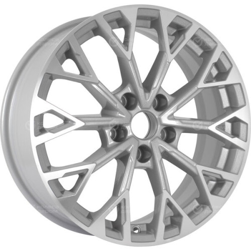 Колесный диск KHOMEN KHW1718 (Haval Jolion) 7xR17 5x114.3 ET37 DIA66.5 серебристый