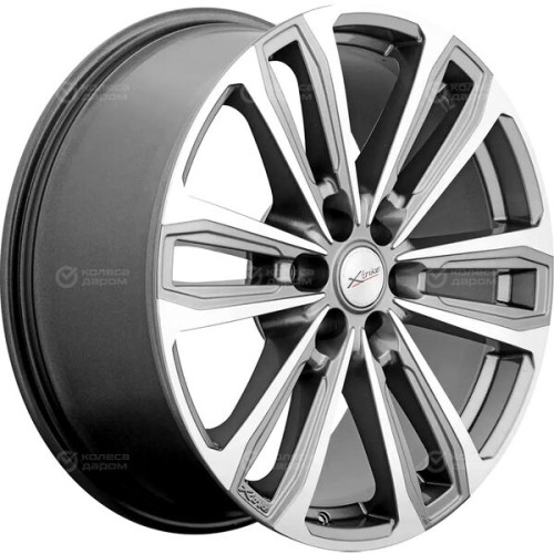 Колесный диск X-trike X142 8.5xR20 6x139.7 ET25 DIA106.1 темно-серебристый с полированной лицевой частью