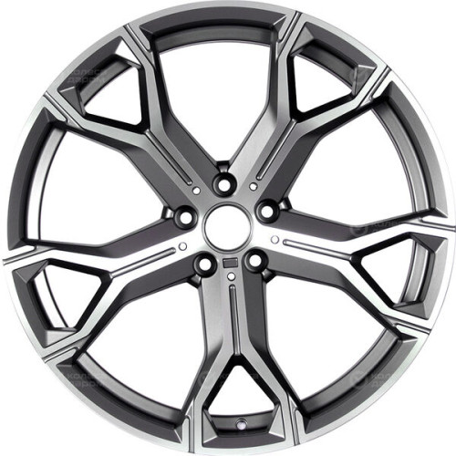 Колесный диск Replay MR163 9.5xR22 5x112 ET45 DIA66.6 насыщенный темно-серый полностью полированный