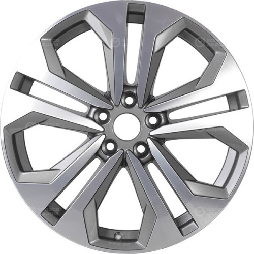 Колесный диск Replay A203 8.5xR19 5x112 ET20 DIA66.6 глянцевый темно-серый с полированной лицевой частью