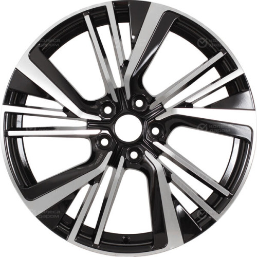 Колесный диск Replay HV56 7xR19 5x114.3 ET40 DIA64.1 черный глянцевый с полированной лицевой частью