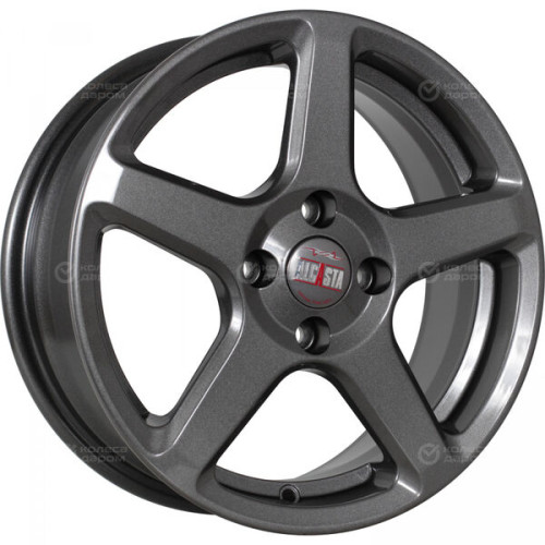 Колесный диск Alcasta M62 6.5xR16 5x114.3 ET45 DIA60.1 темно-серый цвет с перламутровыми оттенками