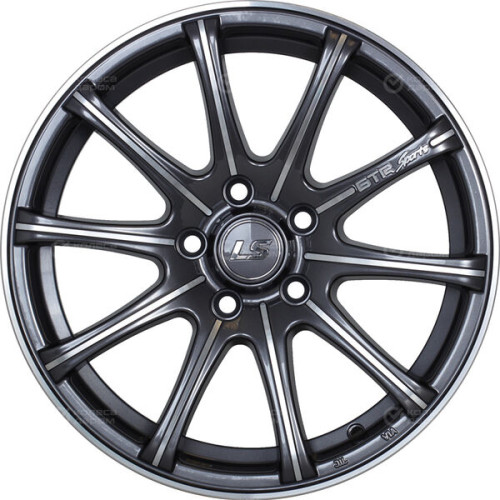 Колесный диск LS LS 317 7xR16 5x114.3 ET40 DIA73.1 насыщенный темно-серый полностью полированный