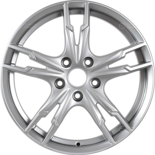 Колесный диск КиК Солар 7xR17 4x100 ET38 DIA67.1 глянцевый серебристый