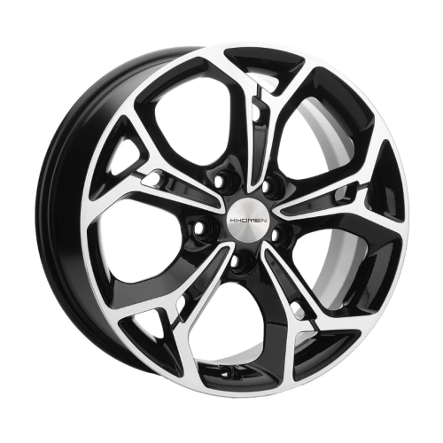Легковой диск Khomen Wheels KHW1702 7x17 5x114,3 ET48,5 67,1 Black-FP