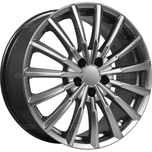 Колесный диск КиК Акцент 7xR17 5x114.3 ET48 DIA67.1 темно-серебристый