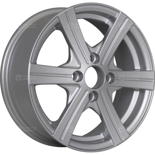 Колесный диск Tech Line 544 6xR15 4x100 ET45 DIA60.1 серебристый