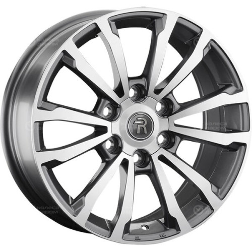Колесный диск Replay TY263 7.5xR17 6x139.7 ET25 DIA106.1 насыщенный темно-серый полностью полированный