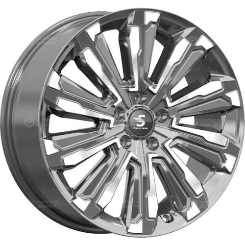 Колесный диск СКАД Premium Series HUMBER (КР1061) 8xR20 5x108 ET45 DIA63.35 светло-серый зеркальный