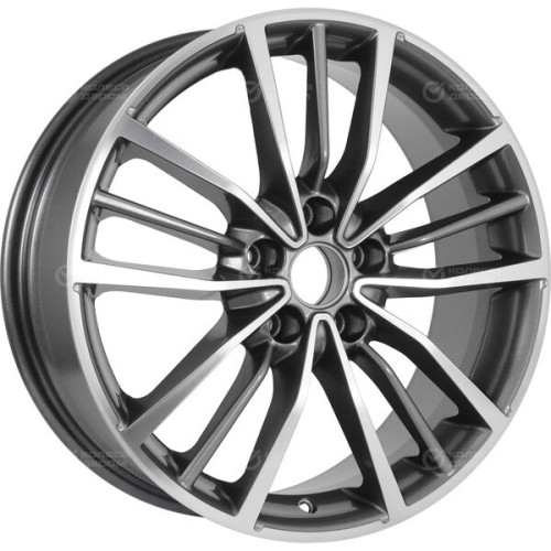 Колесный диск KHOMEN KHW1812 (Haval Dargo) 7xR18 5x114.3 ET40 DIA66.5 насыщенный темно-серый полностью полированный