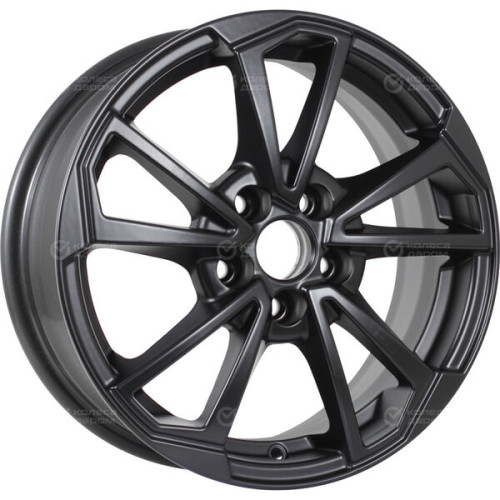 Колесный диск KDW KD1550 (15_Rapid) 6xR15 5x100 ET38 DIA57.1 черный матовый