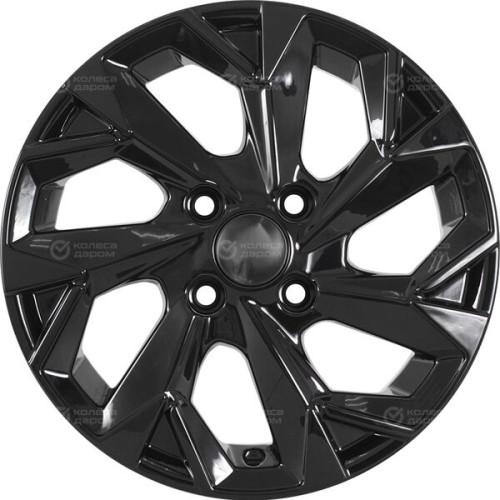 Колесный диск Carwel Вага 1402 5.5xR14 4x100 ET38 DIA67.1 чёрный