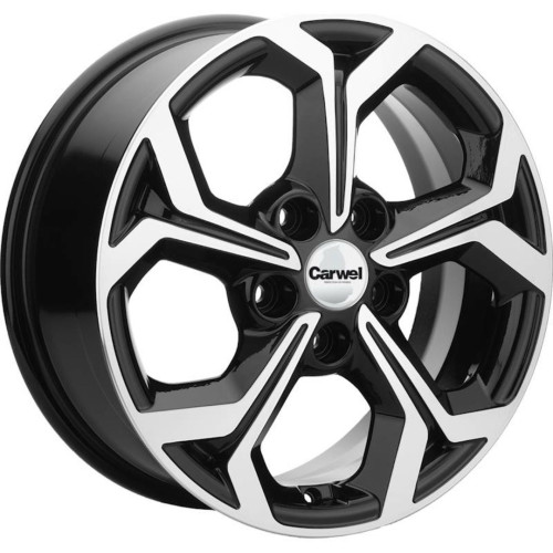 Легковой диск Khomen Wheels KHW1606 6,5x16 5x114,3 ET50 67,1 Black-FP