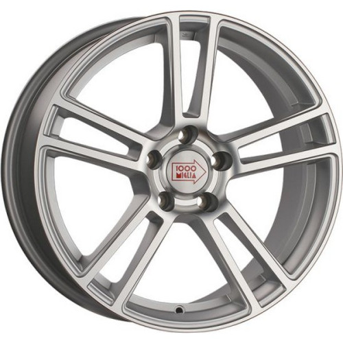 Легковой диск 1000 Miglia MM1002 8x18 5x120 ET35 72,6 Matt Silver Polished
