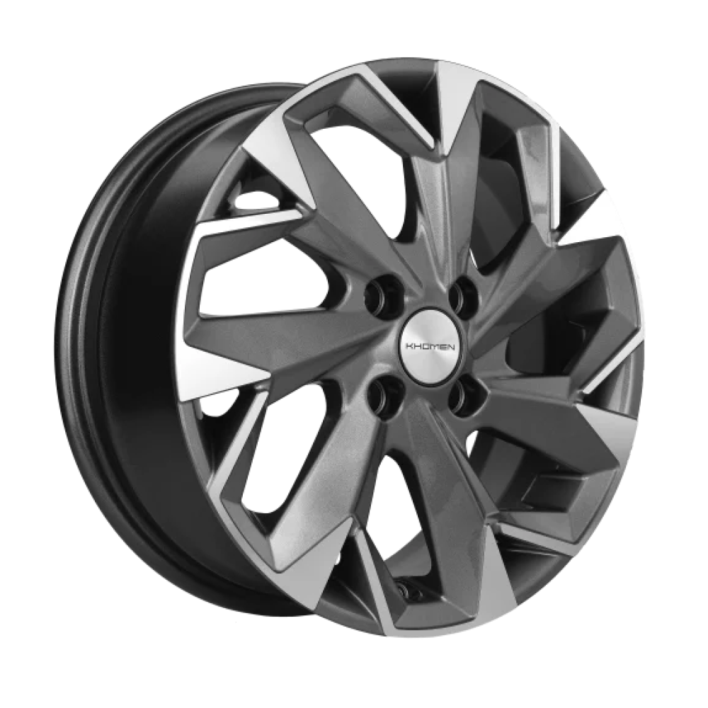 Легковой диск Khomen Wheels KHW1402 5,5x14 4x100 ET43 60,1 F-Silver