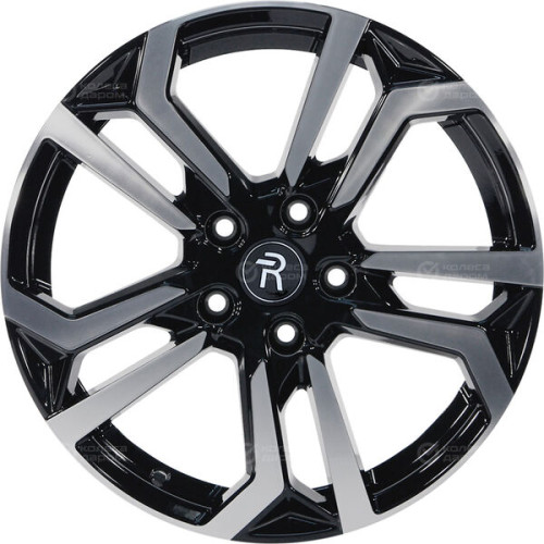 Колесный диск Replay HND274 7xR17 5x114.3 ET47 DIA67.1 черный полностью полированный