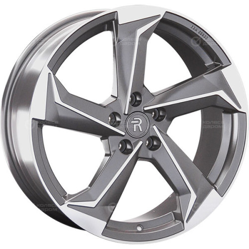 Колесный диск Replay H147 7.5xR17 5x114.3 ET45 DIA64.1 темно-серый матовый ,частично полированный