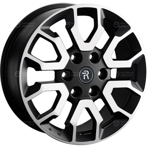 Колесный диск Replay LX242 7.5xR18 6x139.7 ET55 DIA95.1 черный матовый полностью полированный