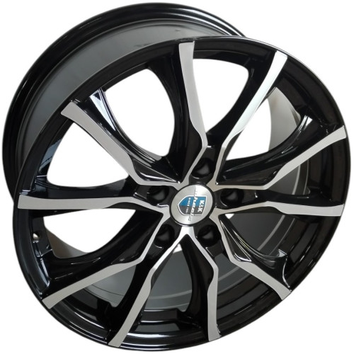 Легковой диск КиК Твист 7,5x17 5x108 ET32 67,1 Блэк платинум