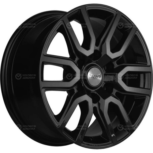Колесный диск Carwel Барал 1723 8xR17 6x139.7 ET30 DIA106.1 черный