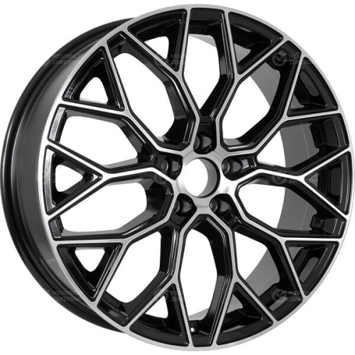 Колесный диск RST R198 6.5xR18 5x108 ET33 DIA60.1 глянцевый черный с полированной лицевой частью